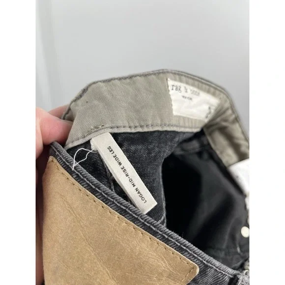 Rag & Bone Logan Wide Leg in Filmore With Holes REVOLVE SZ 25 - Picture 11 of 12